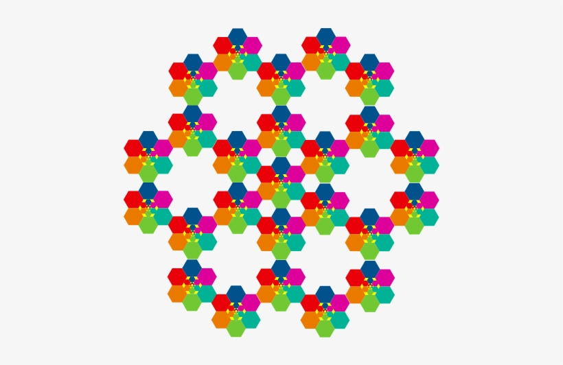 Six Corner Aiflowers - Graphene, transparent png download
