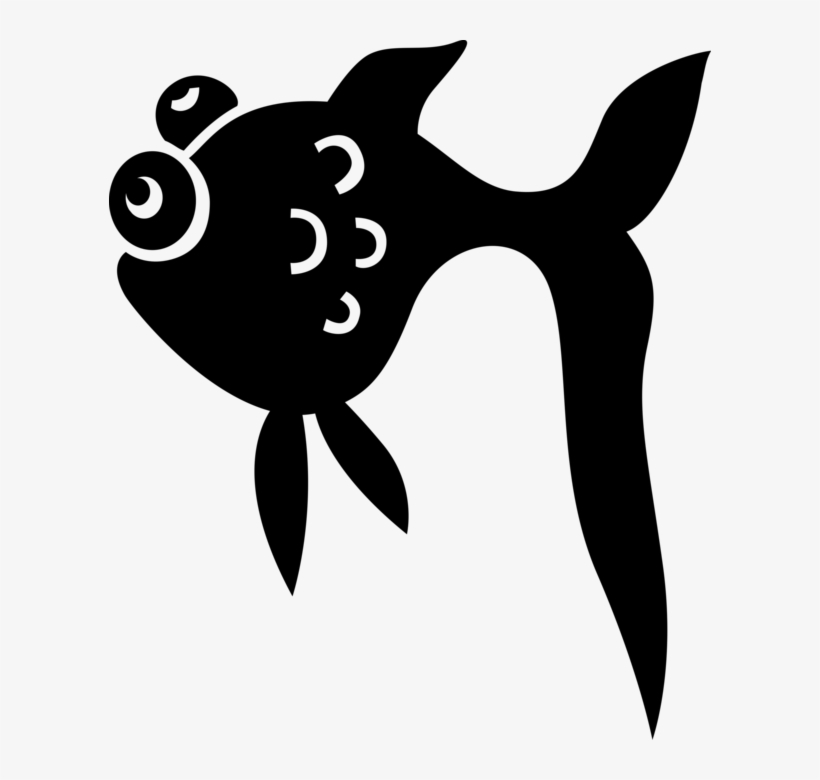 Vector Illustration Of Tropical Goldfish Aquatic Fish, transparent png download