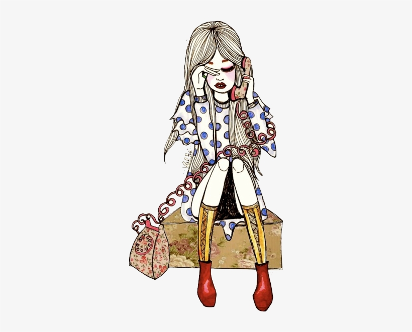Typical Ole' Me - Vintage Girl Draw Png, transparent png download