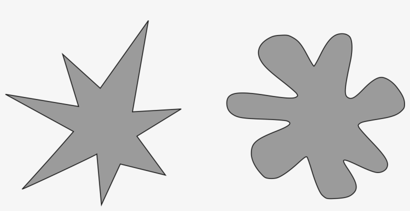 Not Only Do Onomatopoeic Words Match Their Noises, - Bouba Kiki Effect, transparent png download