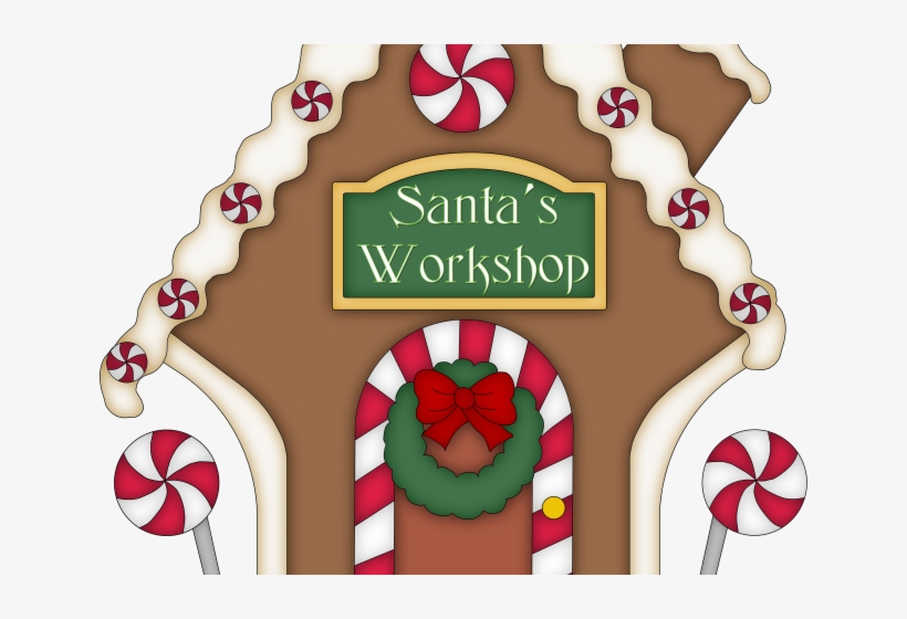 Gingerbread Clipart Candy Cane - Clip Art, transparent png download