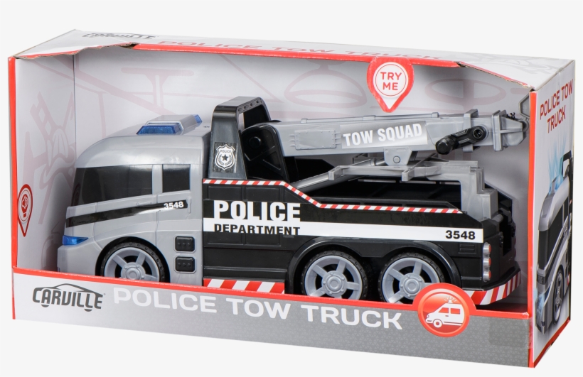Carville Police Tow Truck ,, , Large - Carville Police Tow Truck, transparent png download