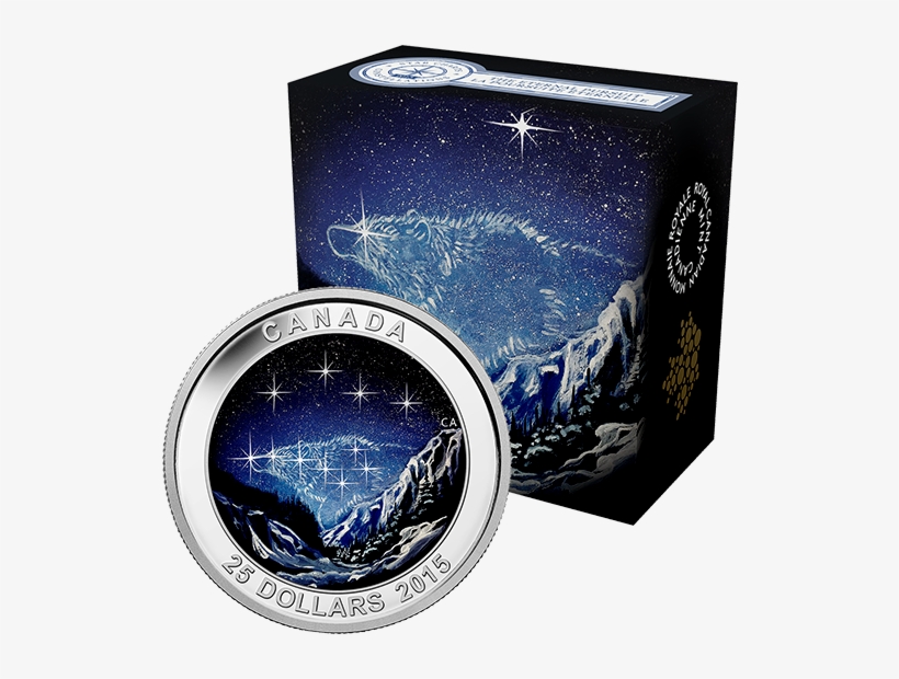Fine Silver Glow In The Dark 4 Coin Subscription - 2015 Fine Silver 25 Dollar Coin - Star Charts: The, transparent png download