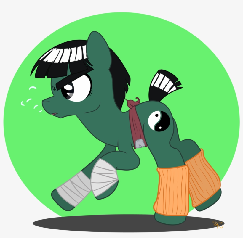 Silver-fox17, Naruto, Ponified, Rock Lee, Safe, Solo - Rock Lee Mlp, transparent png download