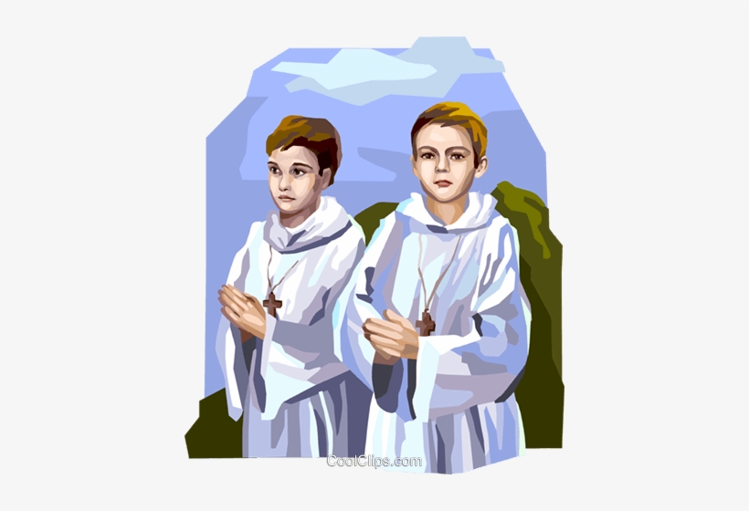 Boys Preparing For First Communion Royalty Free Vector - Altar Server Clip Art, transparent png download