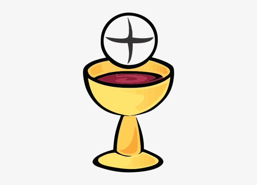 10″ First Communion Candle - Bread And Wine, transparent png download