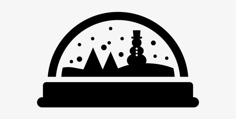 Snow Globe Rubber Stamp - Sphere, transparent png download
