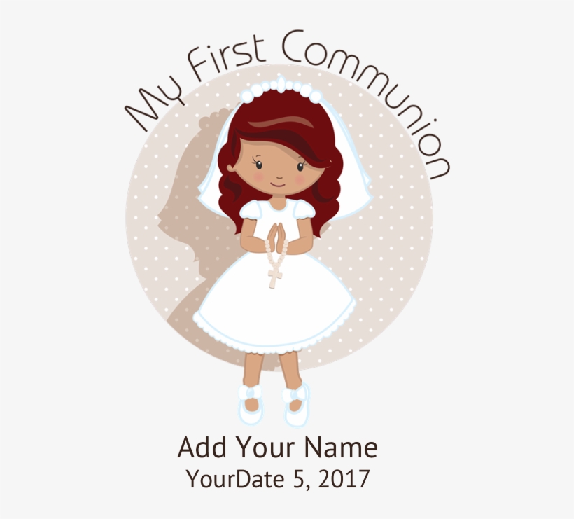 First Communion Redhead T-shirt - Child, transparent png download