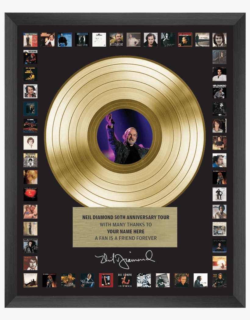 50th Anniversary Tour Custom Commemorative Plaque - Neil Diamond 50 - 50th Anniversary Collection, transparent png download
