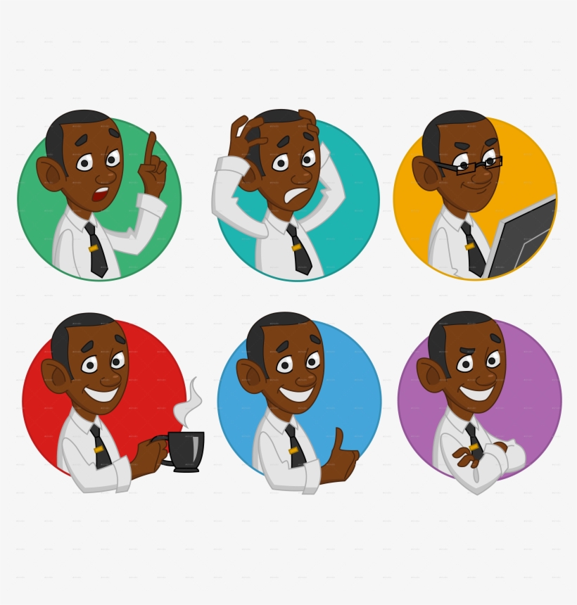 Avatars Of Worker Avatars Of Worker - Stock Illustration, transparent png download