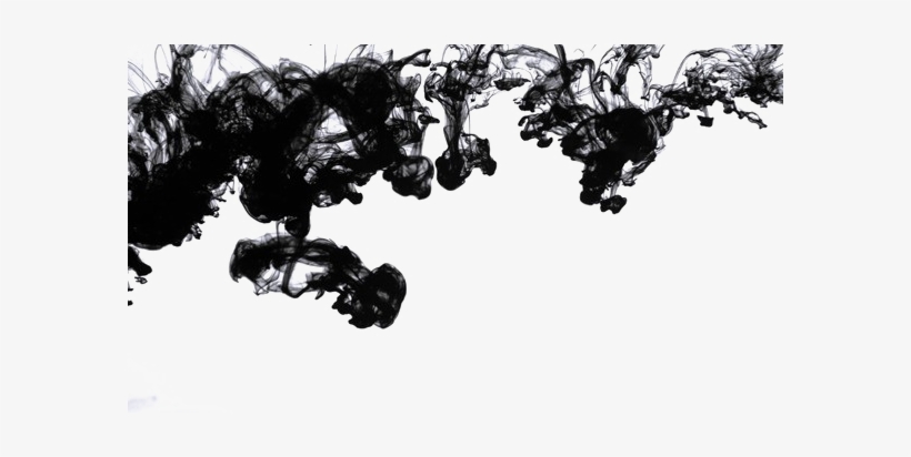 Black Ink Png Transparent Image - Black Ink In Water, transparent png download