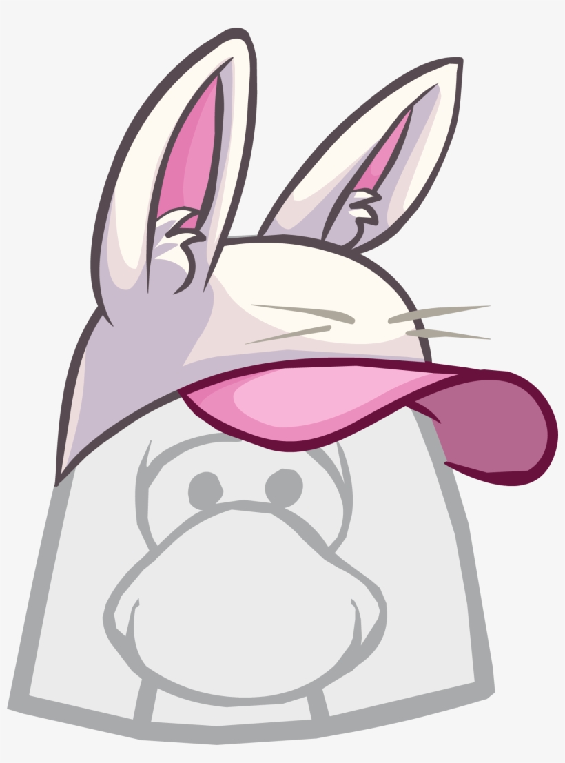 White Rabbit Hat Icon - Club Penguin The Flip, transparent png download