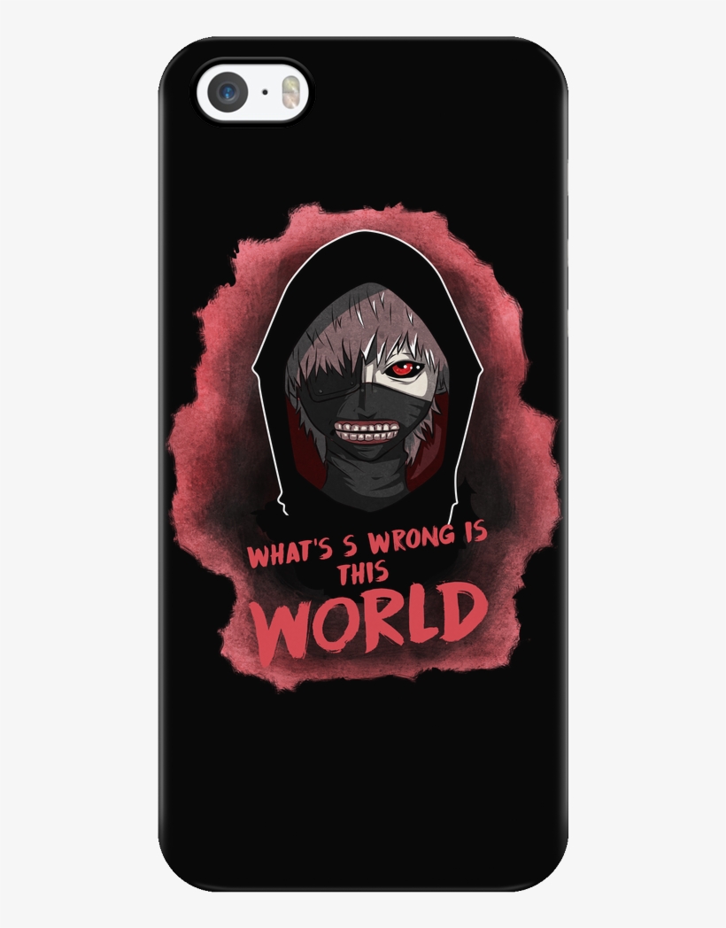 Kaneki What's Wrong Is This World - Mobile Phone, transparent png download