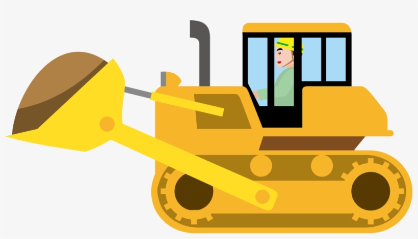 Forklift Clip Art Lowrider Car Pictures - Clipart Bulldozer Free, transparent png download