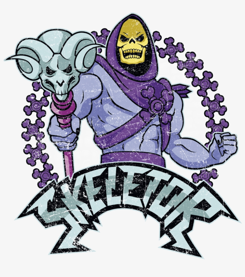Masters Of The Universe Skeletor Men's Long Sleeve - Masters Of The Universe Skeletor Bad, transparent png download