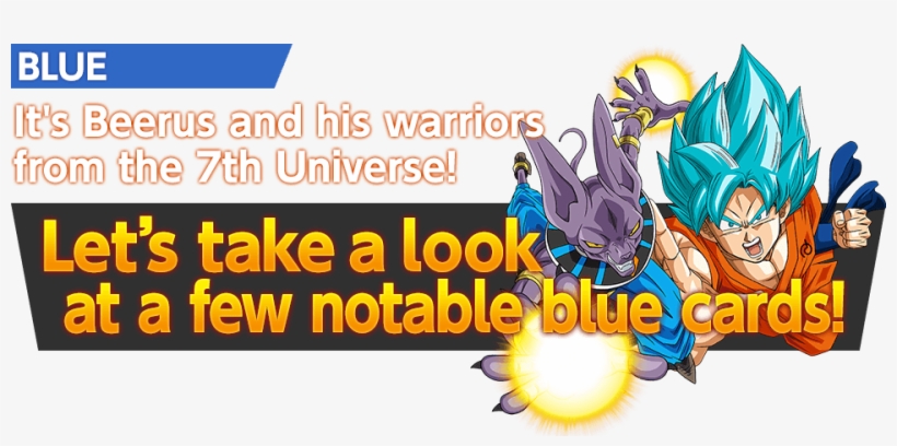 It's Beerus And His Warriors From The 7th Universe - Bandai Dragon Ball Super Collectible Card Game Galactic, transparent png download