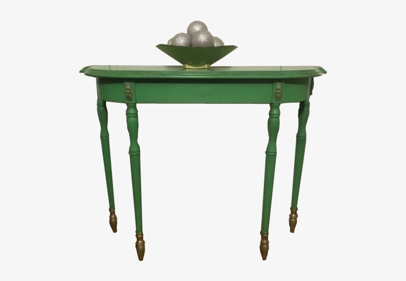 Antique Side Table - Crocus Side Table Green, transparent png download
