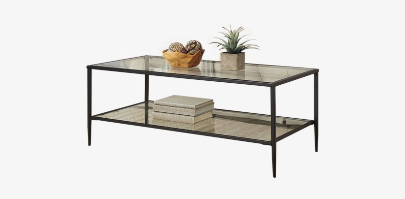 Birch Lane Harlan Double Shelf Coffee Table, transparent png download
