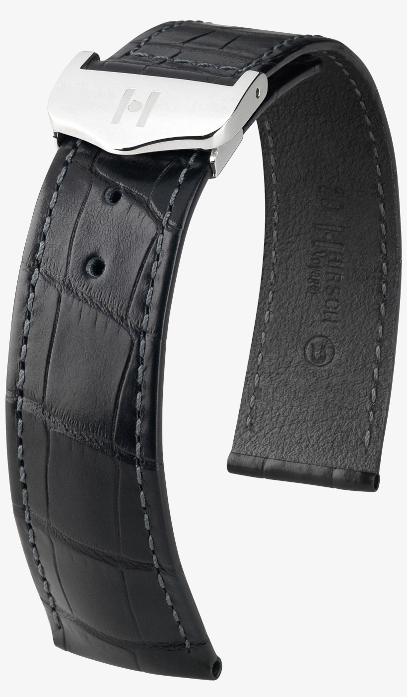 Experience Our Finest Bracelets - Omega Black Alligator De Ville Watch Bands, transparent png download