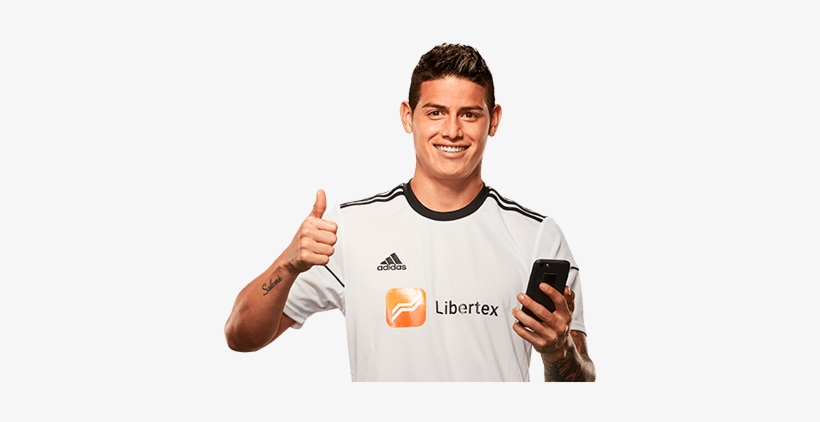 Ames Rodriguez Libertex Trading James - James Rodriguez Libertex, transparent png download