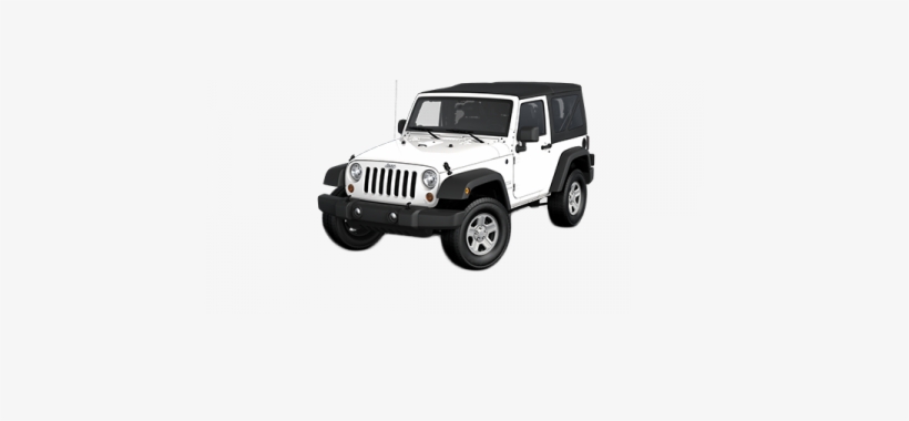 Jeep 2015 Jeep Wrangler - 2015 White Jeep Wrangler Sport, transparent png download