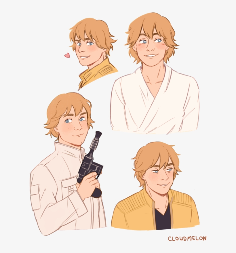 Lesbian Elder Ahsoka Tano , Cloudmelon - Luke Skywalker, transparent png download