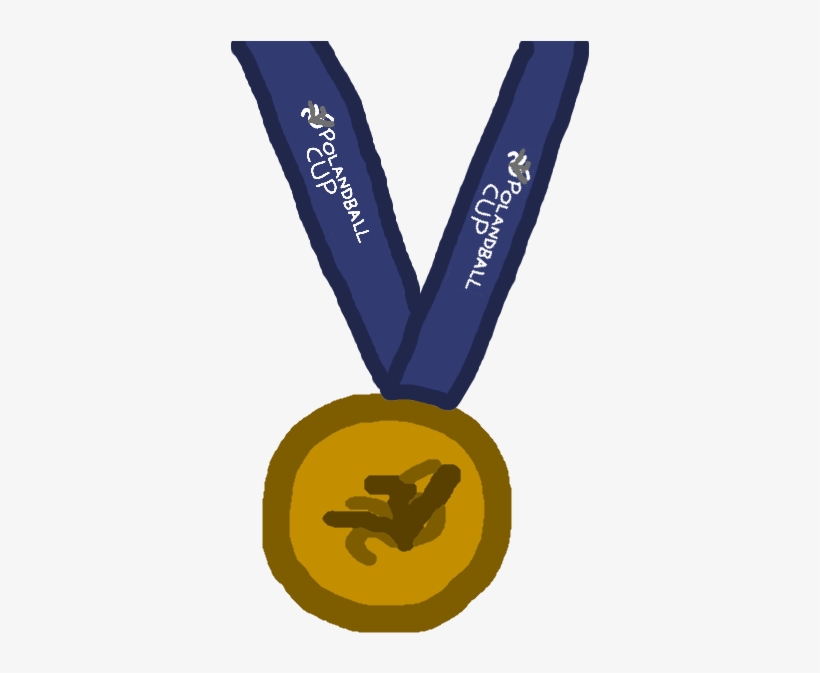 Polandball Cup Gold Medal, transparent png download