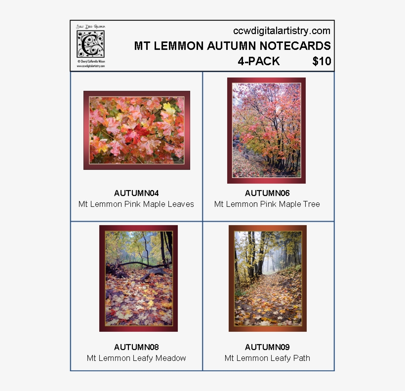 Nc Mt Lemmon Autumn 4-pk - Mount Lemmon, transparent png download