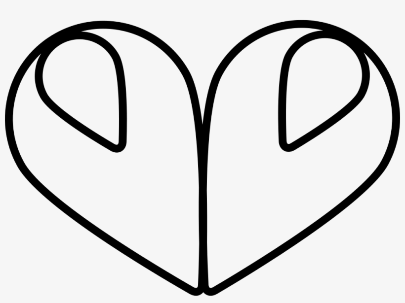 Heart Made With Petals Comments - Flower, transparent png download