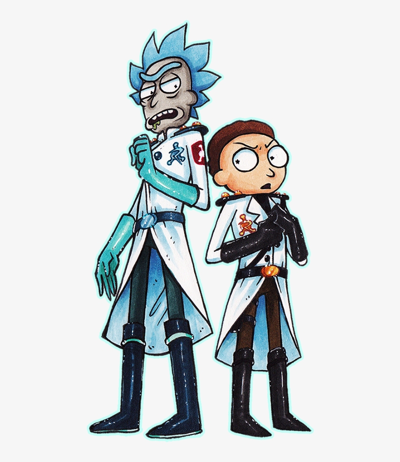 Pocket Mortys Rick Sanchez Guards Guards Fictional - Rick And Morty Uniform, transparent png download