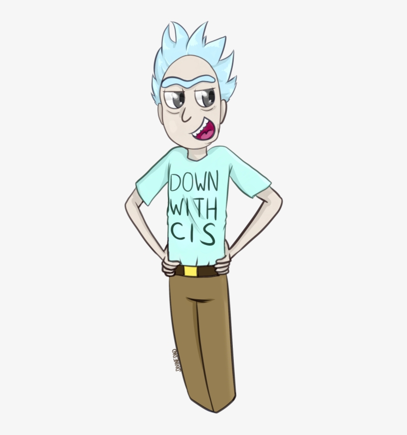 Rick Sanchez Is A Fu Cking Sjw - Cartoon, transparent png download