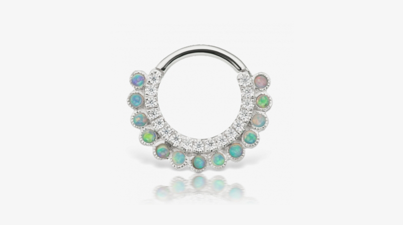 5/16" Opal And Cubic Zirconia Apsara Clicker Image - Maria Tash Apsara Clicker, transparent png download