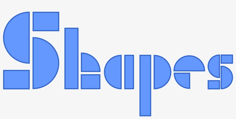 Big Image - Clipart Shapes Text, transparent png download