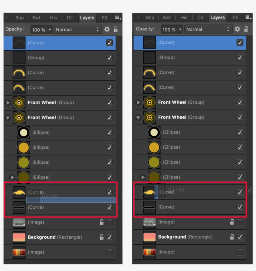 Clipping Versus Masking In Affinity Designer - Affinity Designer, transparent png download