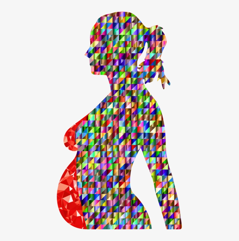 Pregnancy Child Fetus Infant Abstract Art - Thank God Notebook/journal/diary, transparent png download