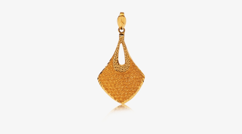 Beautiful Marquise Design Gold Pendant - Pendant, transparent png download
