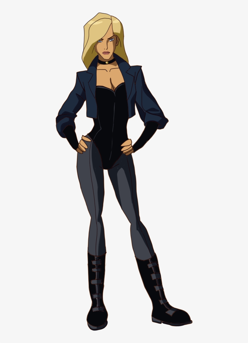 Black Canary And Superboy Young Justice - Black Canary Young Justice, transparent png download