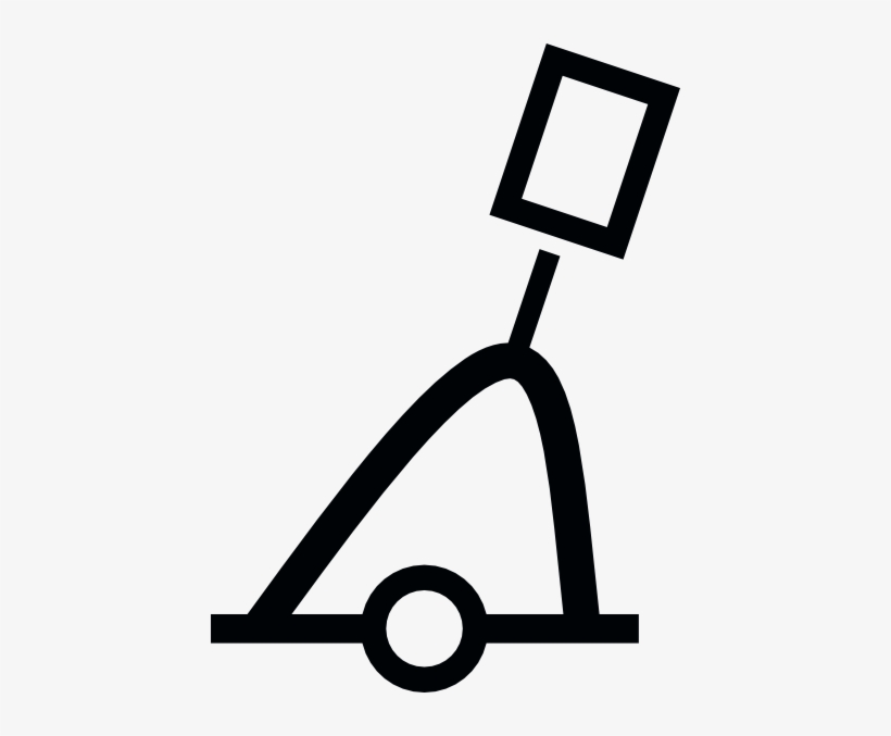 Free Vector Nautical International Conical Buoy Clip - Clip Art, transparent png download