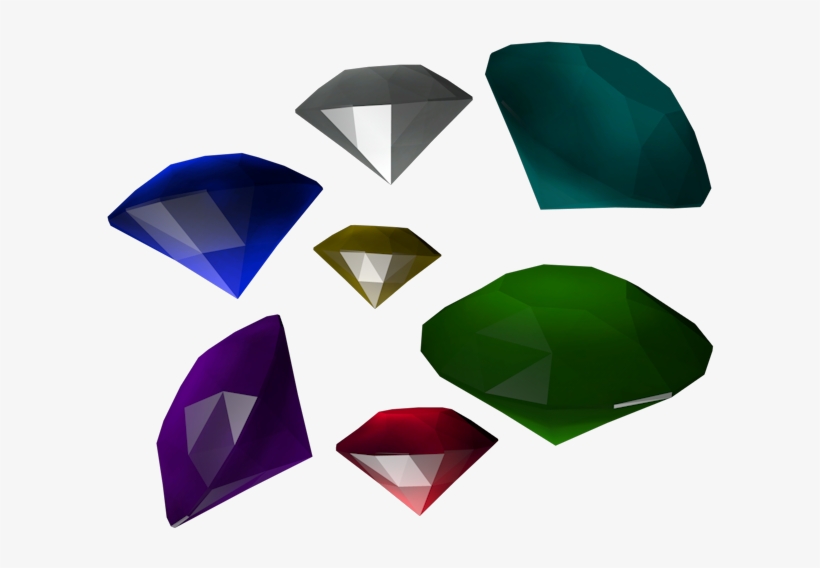 Download Zip Archive - Chaos Emeralds Models, transparent png download