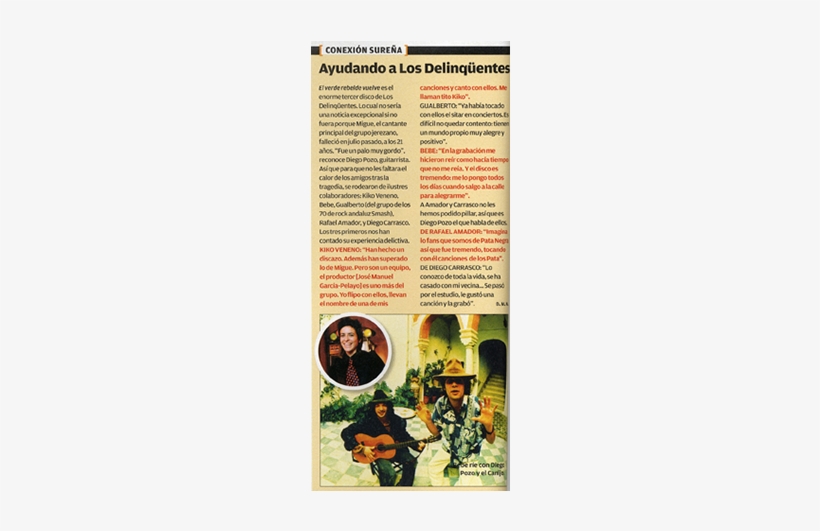 Rolling Stones Magazine Los Delinquentes - My Old Books Closed, transparent png download