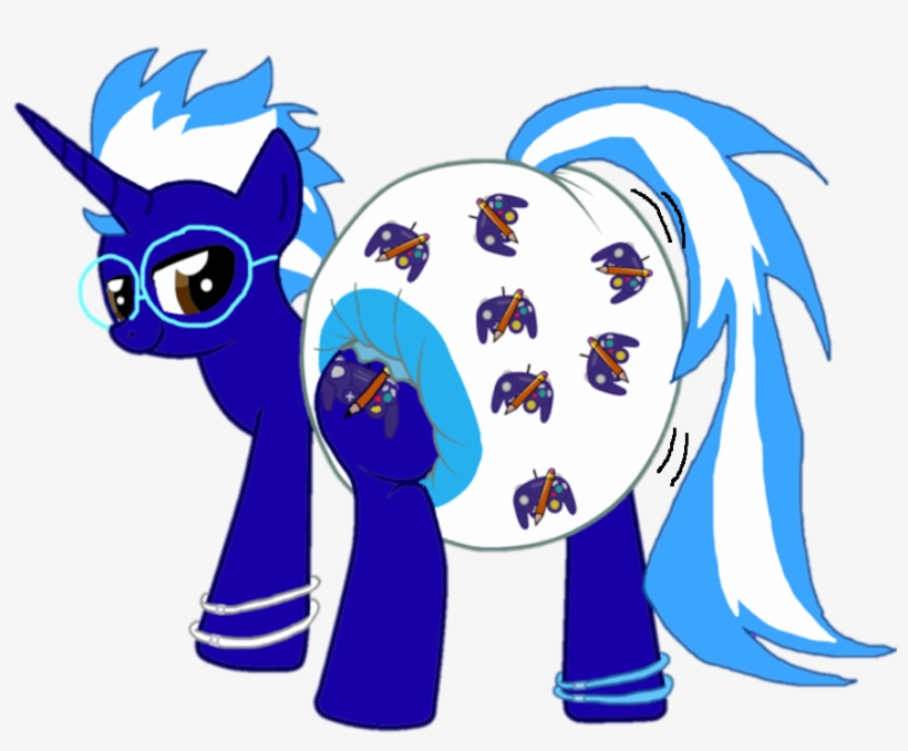 My Oc Blazin' In Diapers Shaking His Butt - Cartoon, transparent png download