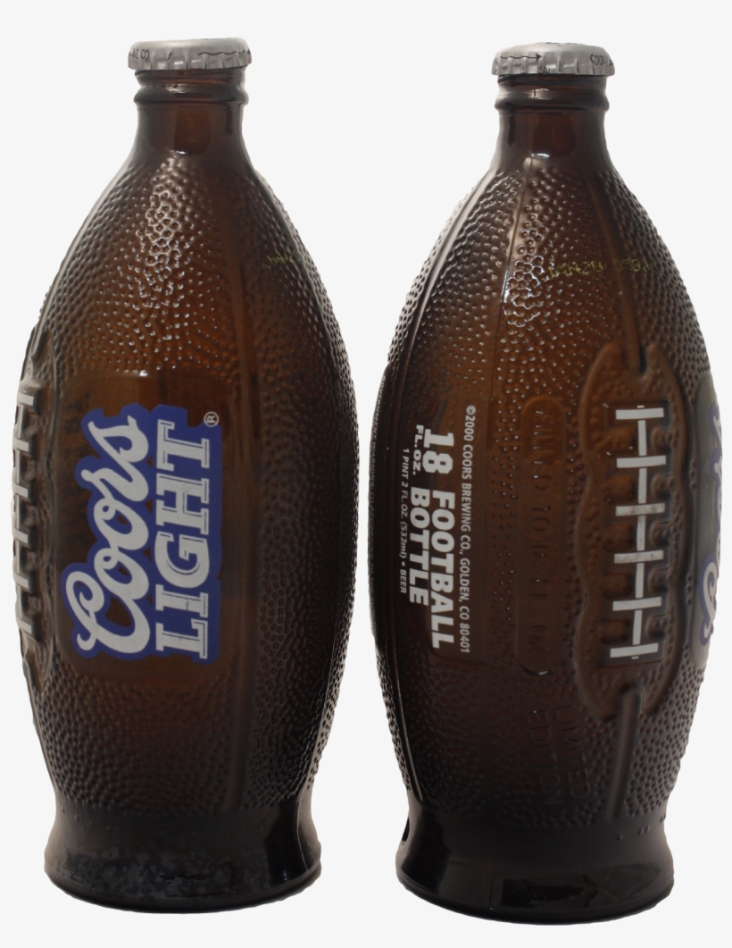 Coors Light Football Bottles - Coors Light, transparent png download