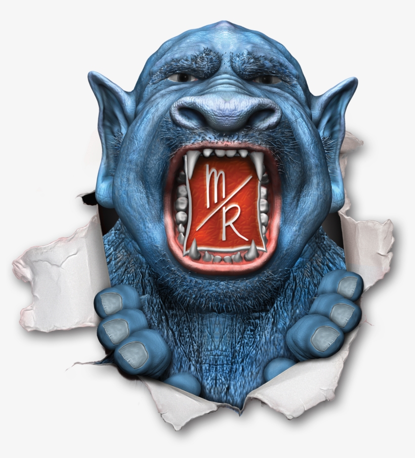 Blue Monster Logo - Mill Rose, transparent png download