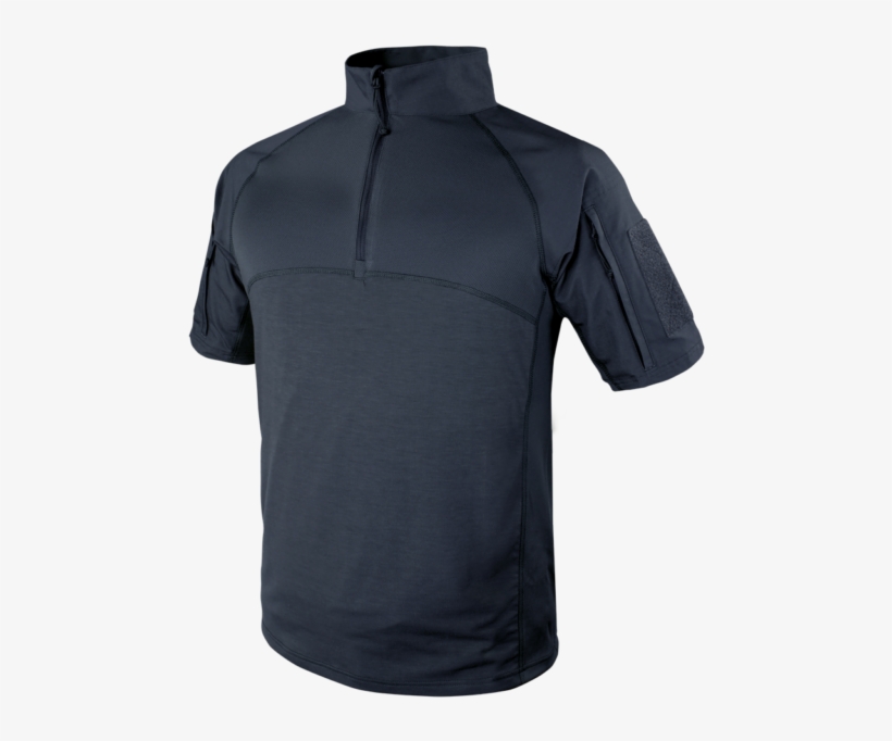 Condor Short Sleeve Combat Shirt Navy Blue 2 Bicep - Nike Vapor 1 Button Laser Jersey, transparent png download