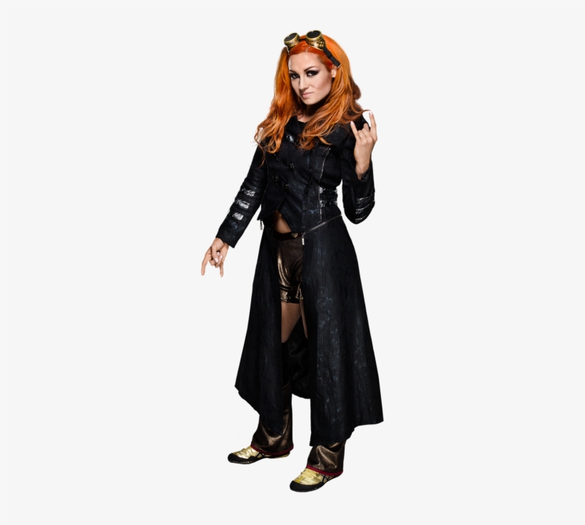 Kurt Angle And Becky Lynch Of Wwe At Wizard World Con - Becky Lynch Trench Coat, transparent png download