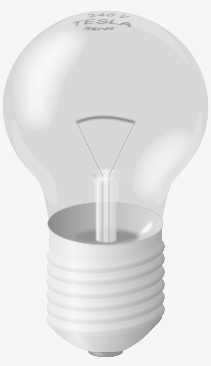 Lightbulb Clipart Ceiling Light - Incandescent Light Bulb, transparent png download