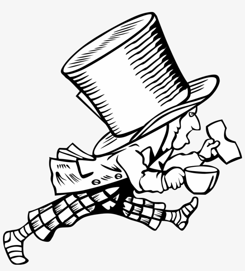 This Free Clipart Png Design Of Mad Hatter Clipart, transparent png download