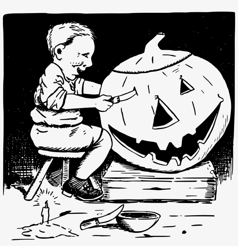 This Free Icons Png Design Of Jack O Lantern Carving, transparent png download