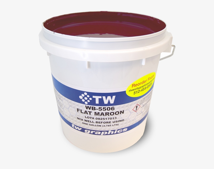 Tw 5506 Flat Maroon Water Based Poster Ink - Ink, transparent png download