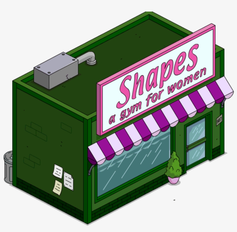 Muscular Marge 3 Shapes Gym Labodyworks Menu - Simpsons La Body Works, transparent png download